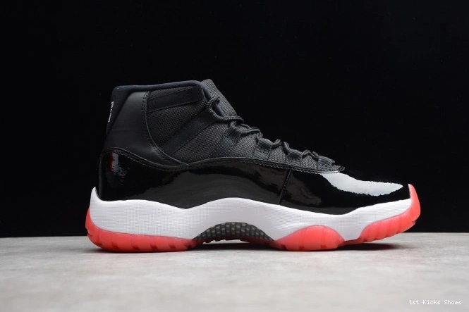 1st Kicks Shoes 378037-010 Retro Jordan (2012) Bred 11 Air 0710